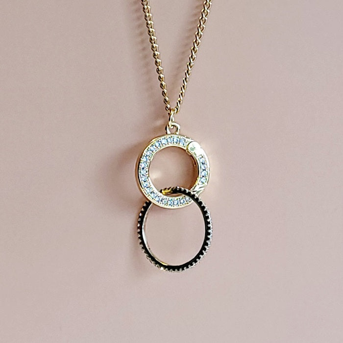 Collier Porte-Bague Oria - plaqué or